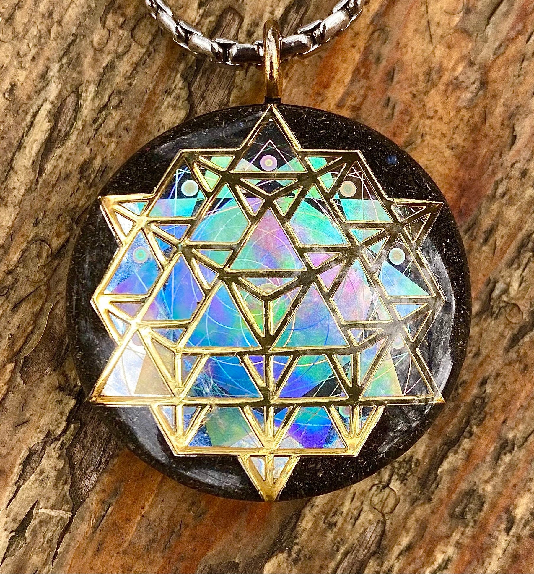 Sacred geometry deals pendant